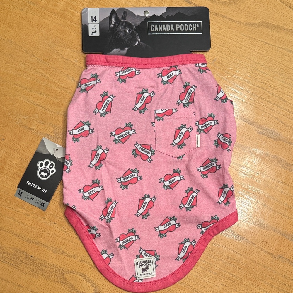 Canada Pooch Pink Dog Sweater